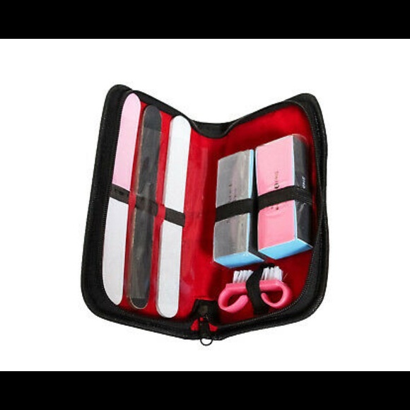 6 PCS Pedicure / Manicure Set Nail Cleaner Nail Filers Grooming Kit Case - Picture 3 of 6